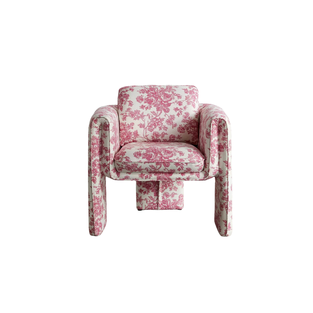 Pink Toile Chair