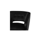 Black Cutout Accent Chair