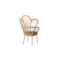 Rattan Fan Back Chair