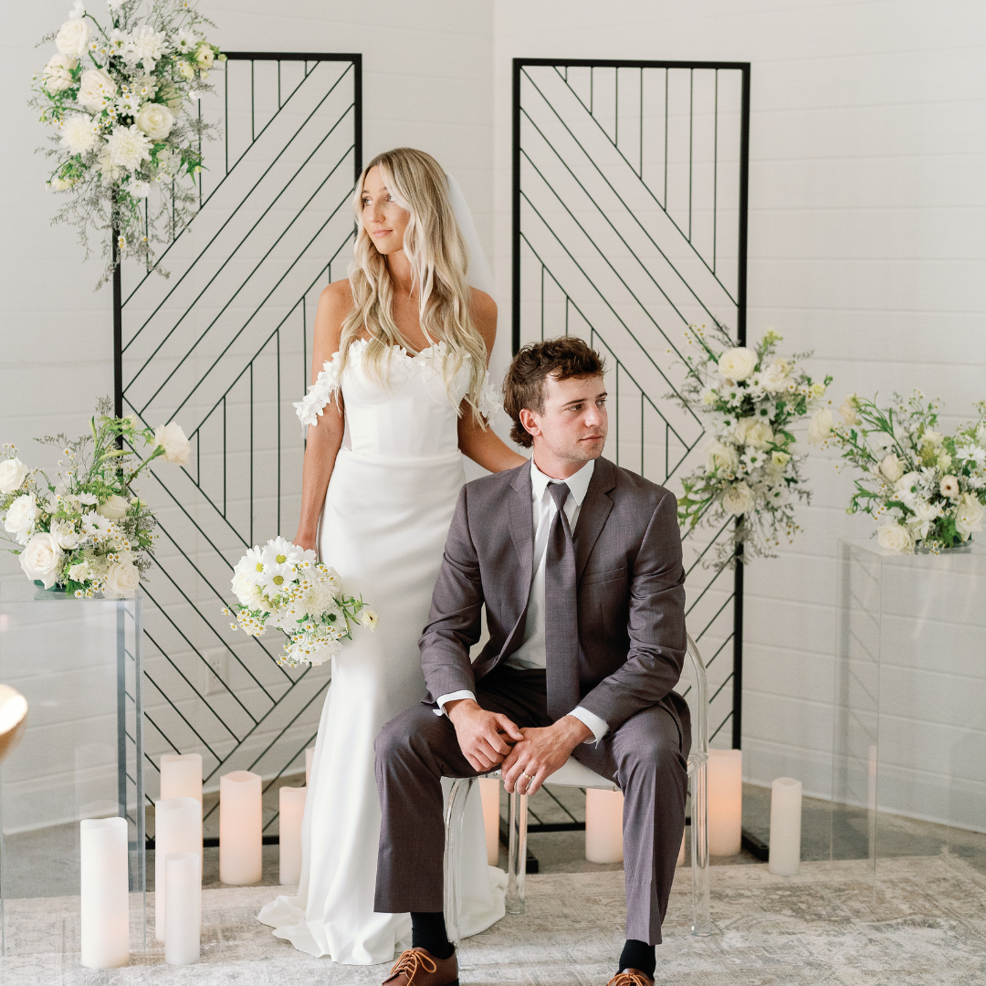 Black Geometric Backdrops